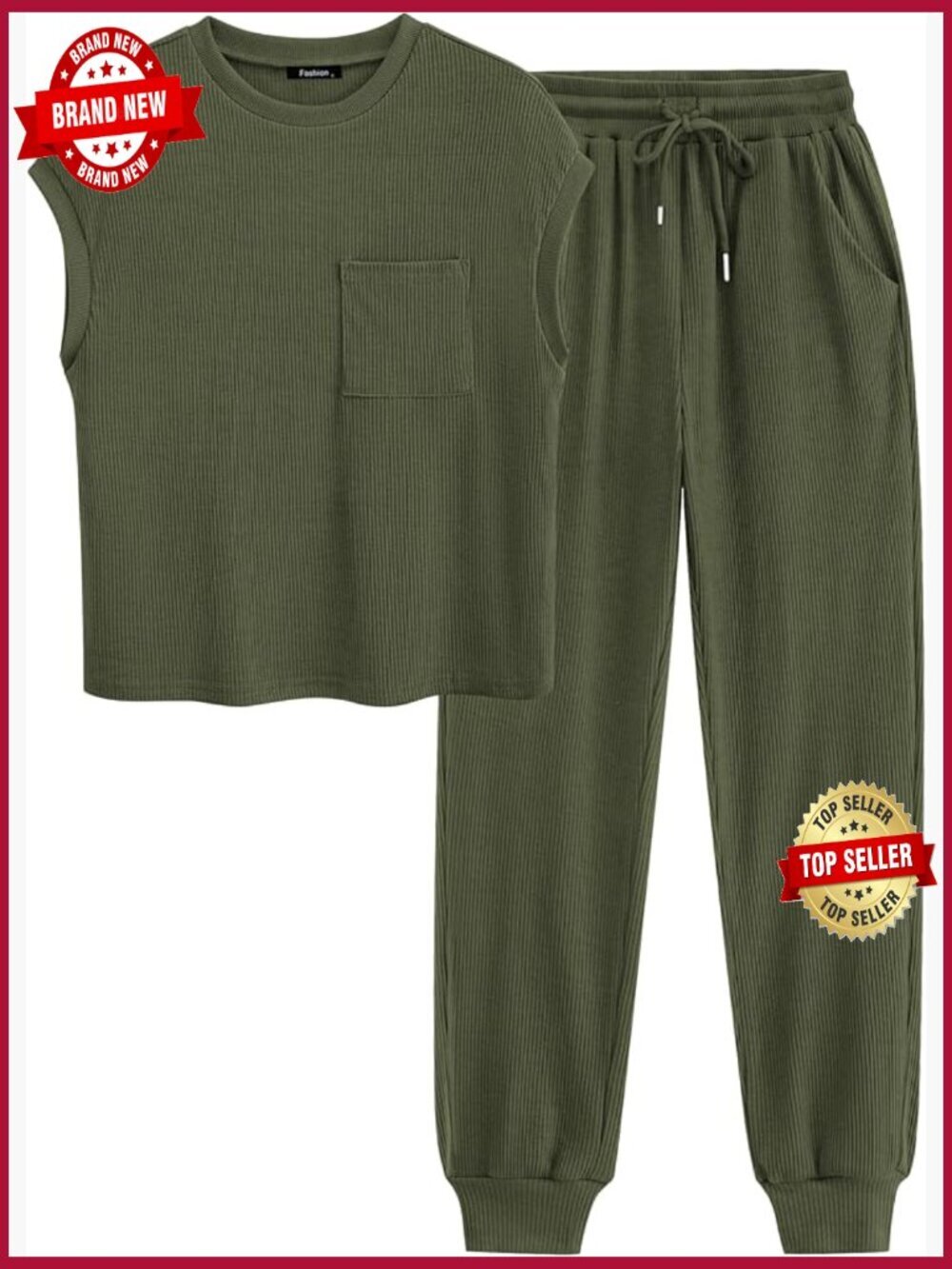 Two Piece Tracksuit Set Short Sleeve Top Jogger Pants Lounge Matching Sweatsuit